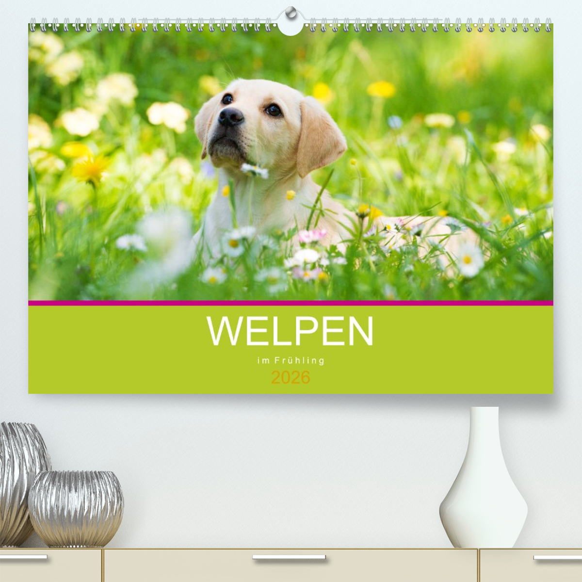 Welpen im Frühling