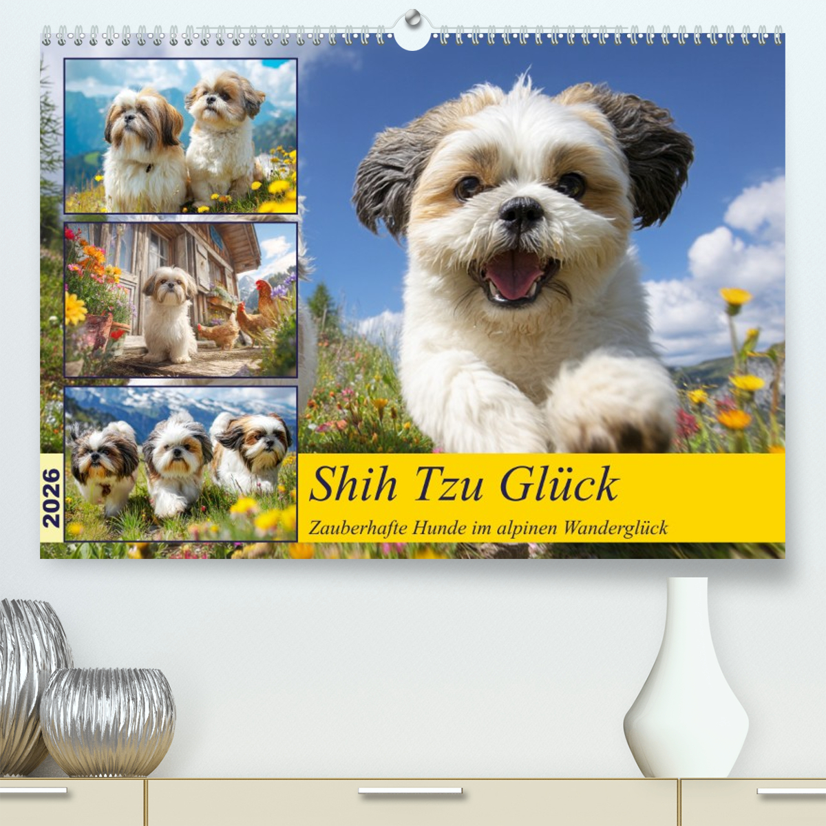 Shih Tzu Glück. Zauberhafte Hunde im alpinen Wanderglück