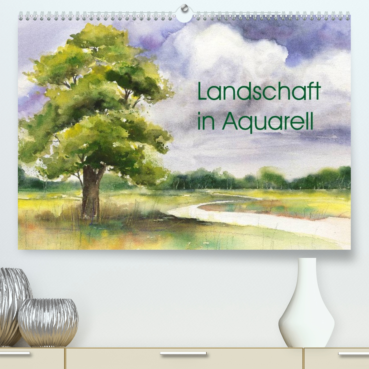 Landschaft in Aquarell