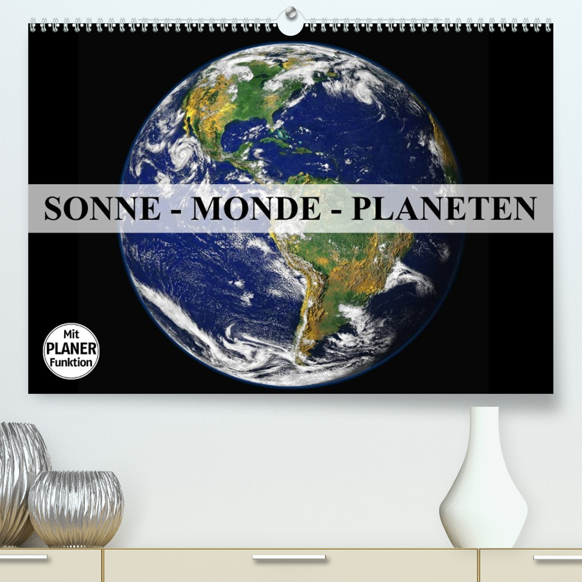 Sonne, Monde und Planeten