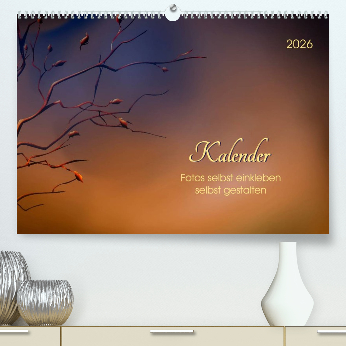 Kalender, Fotos selbst einkleben, selbst gestalten