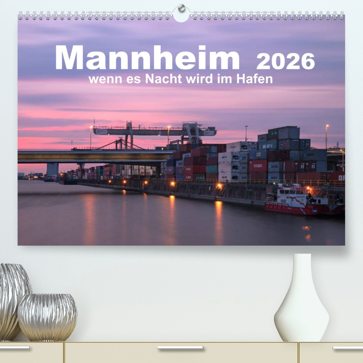 Mannheim 2026 - wenn es Nacht wird im Hafen