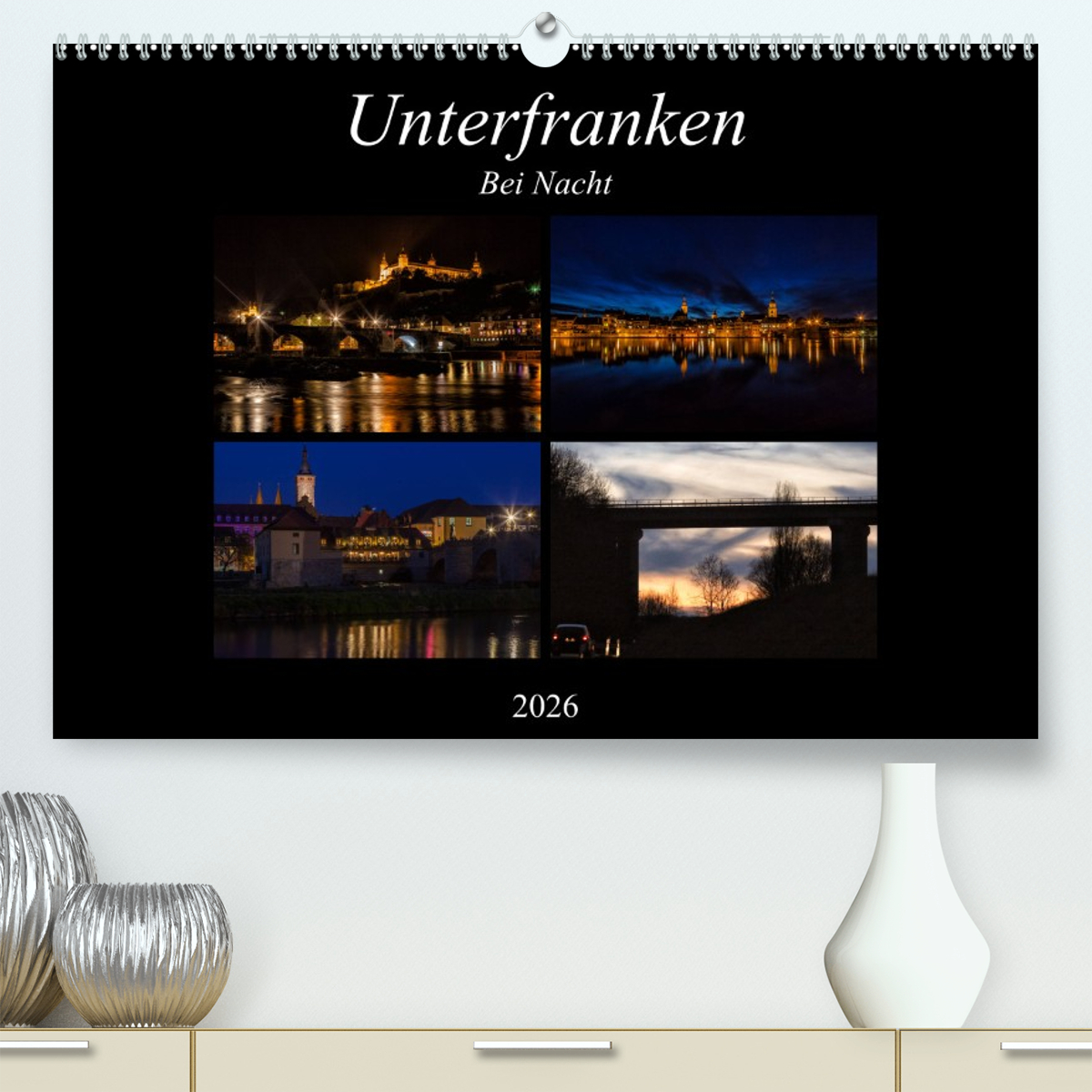 Unterfranken bei Nacht