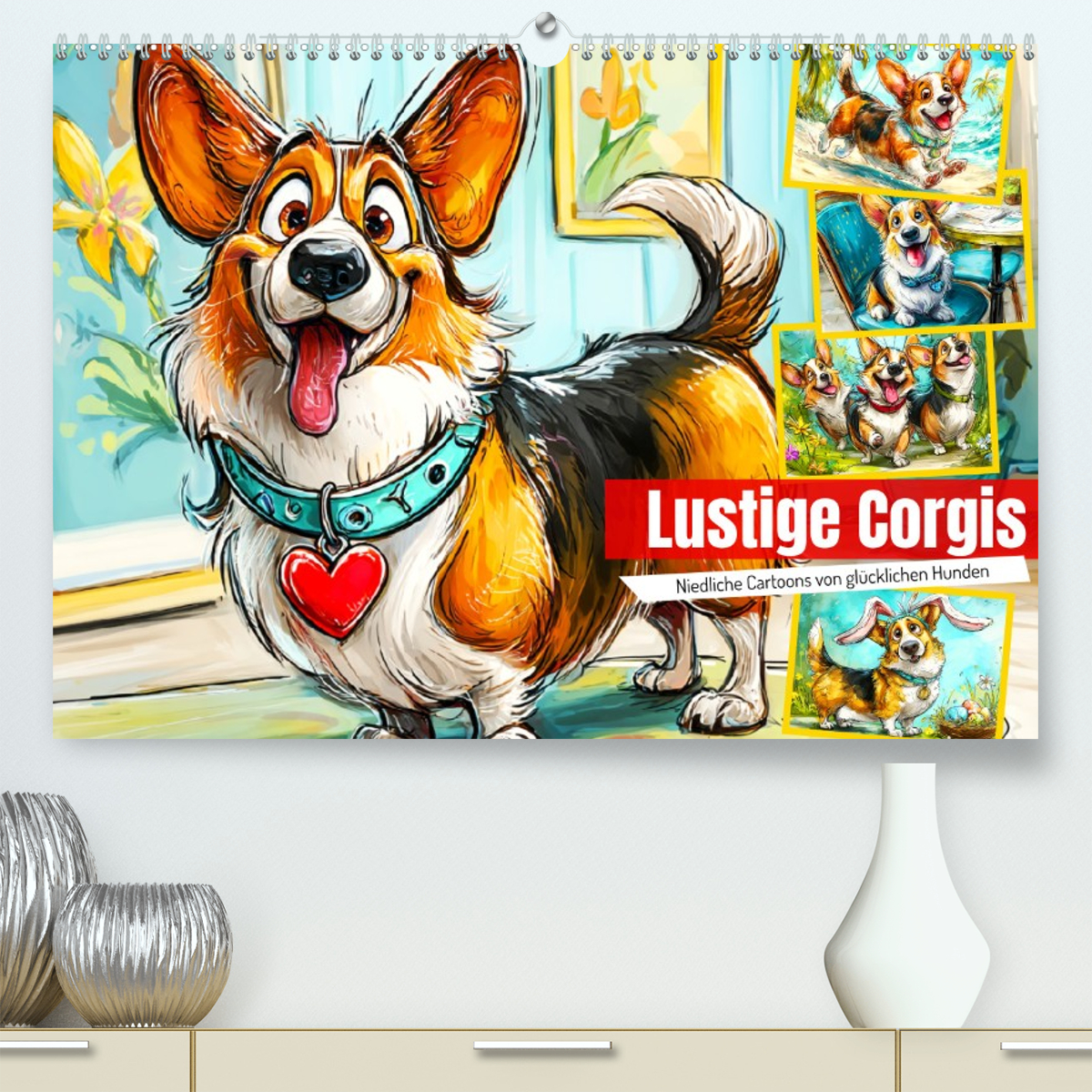 Katzenporträt • Cartoon Haustier Porträt • Geschenk Für Katzenliebhaber
