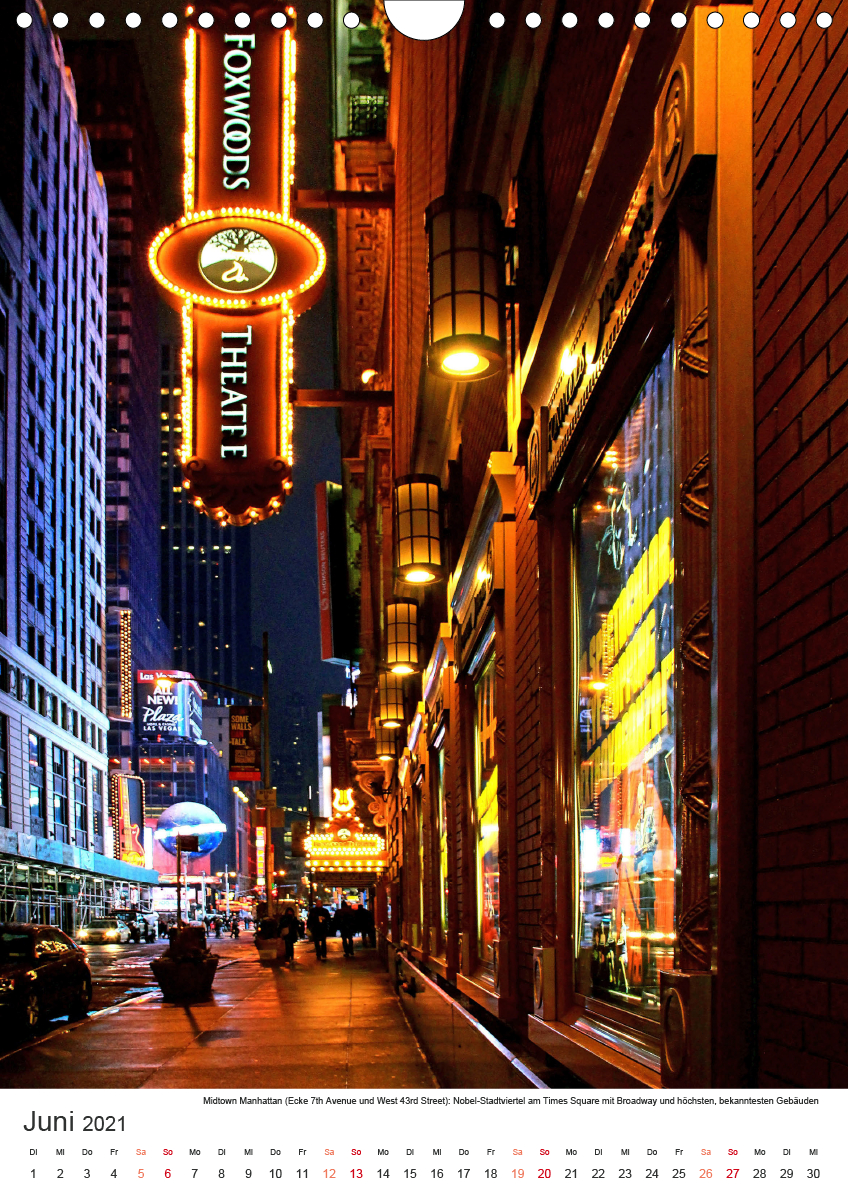 New York - sehenswertes Manhattan bei Tag und Nacht - CALVENDO