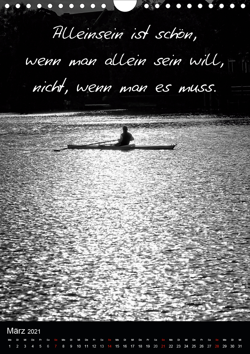 Kluge Sprüche in SchwarzWeiß CALVENDO
