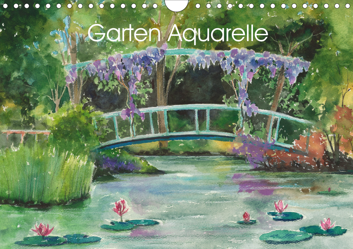 Garten Aquarelle CALVENDO