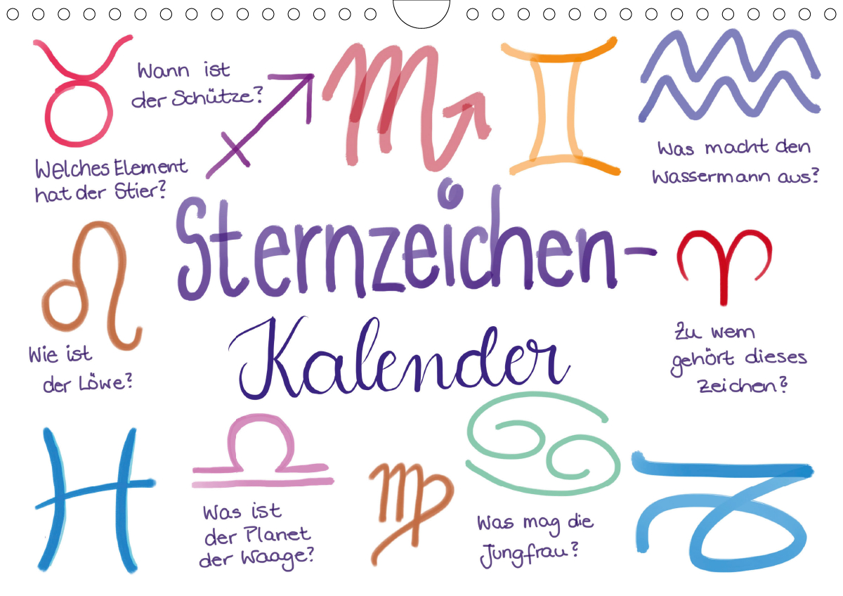 Sternzeichen-Kalender - CALVENDO