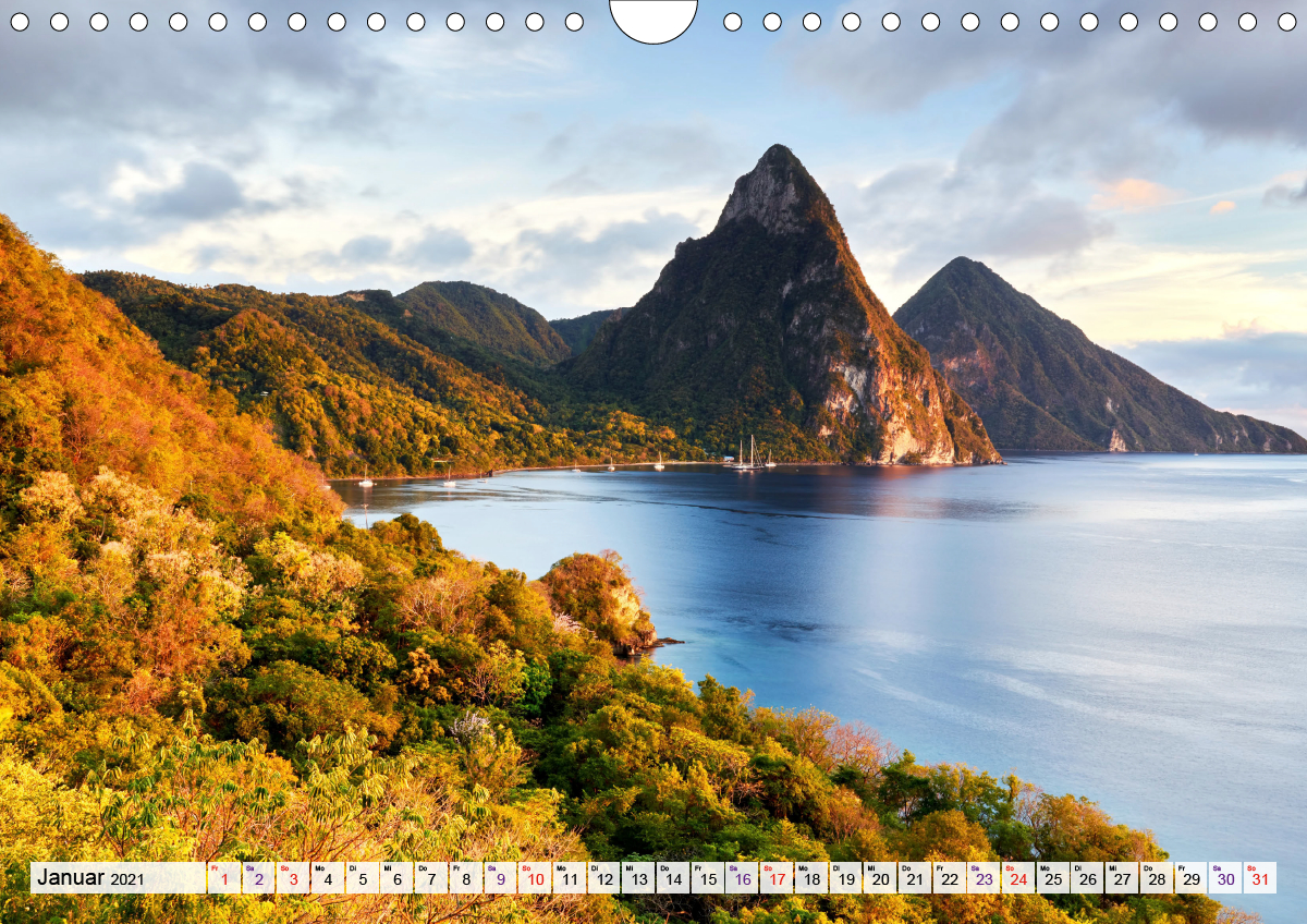 Inseln über dem Winde CALVENDO