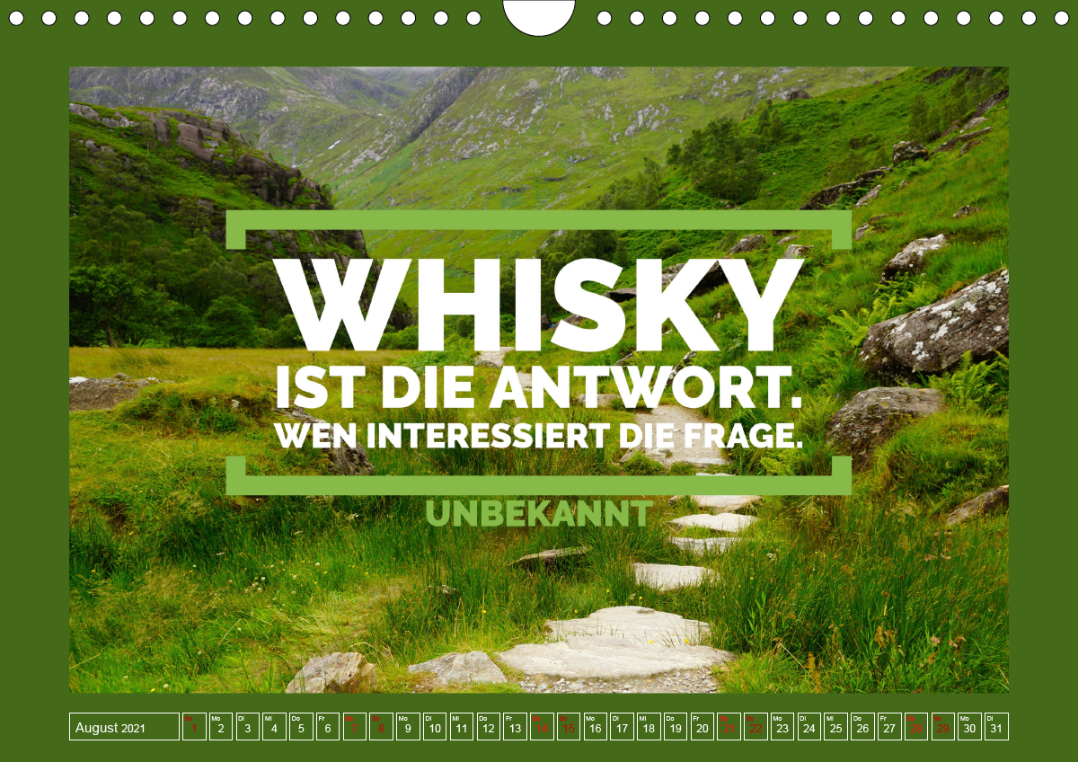 WhiskyWeisheiten CALVENDO