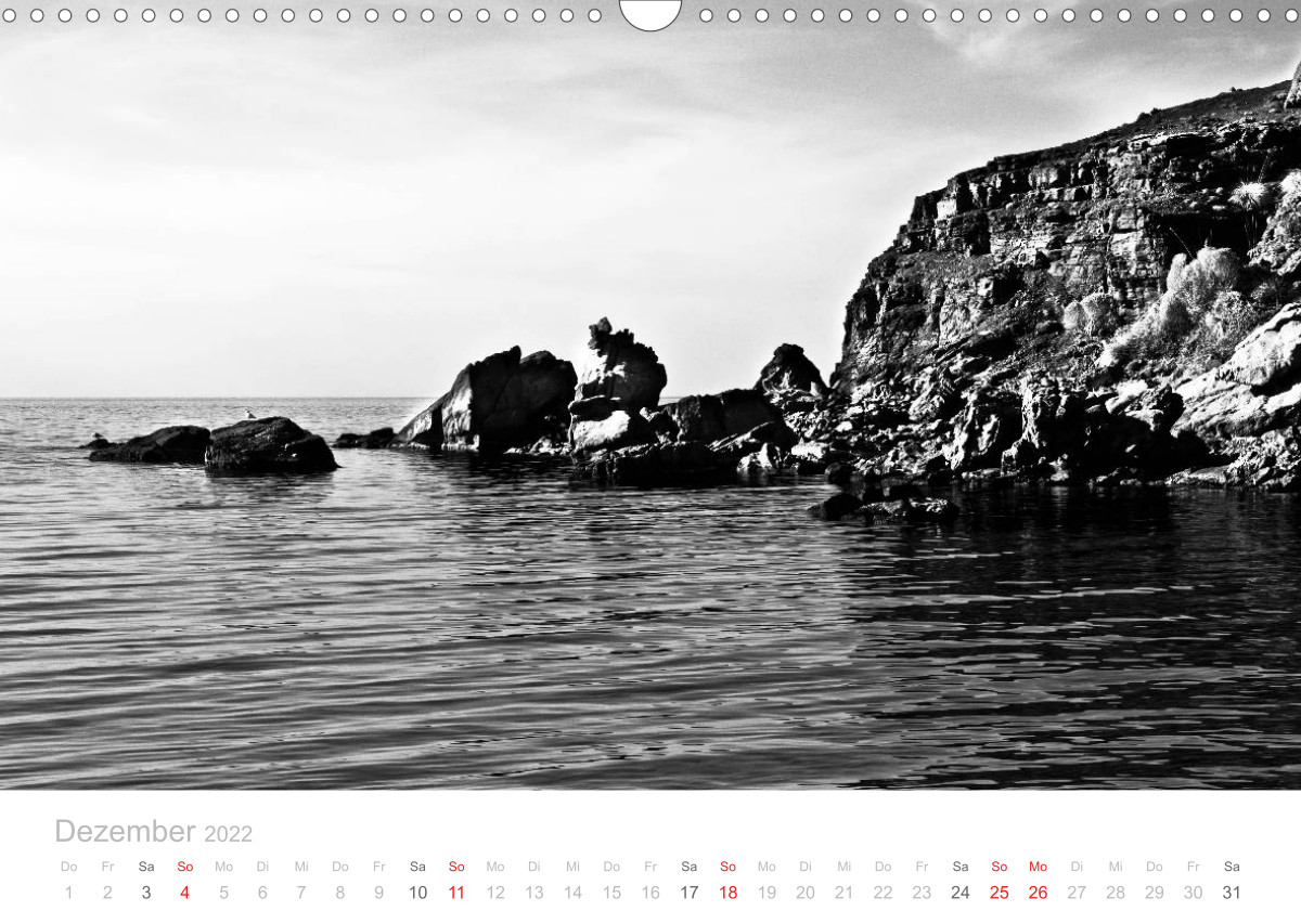 Dunkle Brandungen - Nordsee und Mittelmeer Landschaftsfotografien von