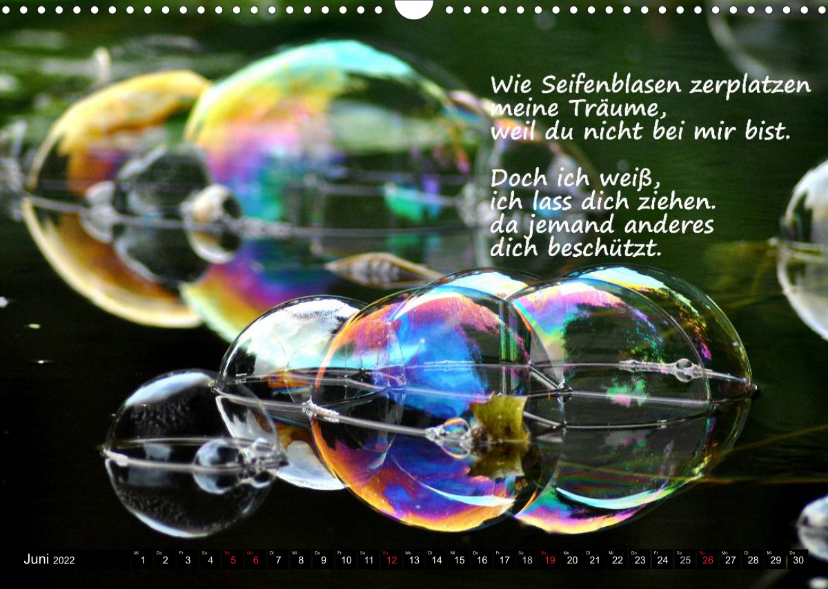 Poesie in Seifenblasen CALVENDO