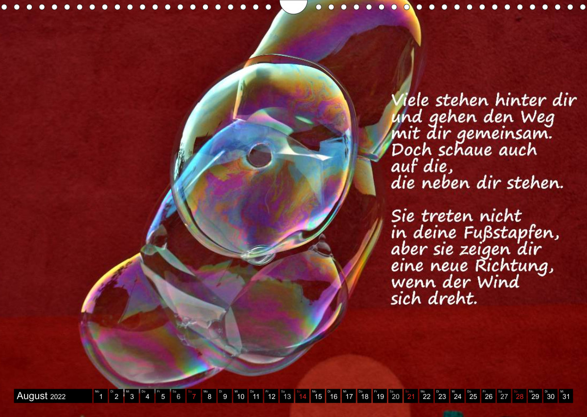 Poesie in Seifenblasen CALVENDO