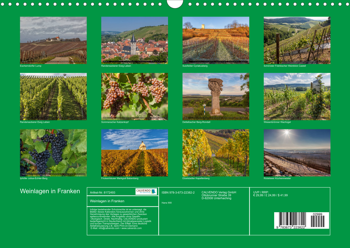 Weinlagen in Franken - CALVENDO