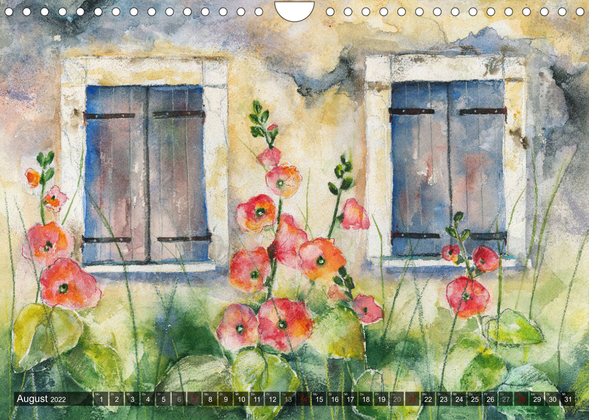 Garten Aquarelle CALVENDO