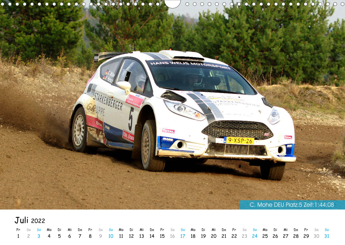 Lausitz-Rallye Kalender - CALVENDO