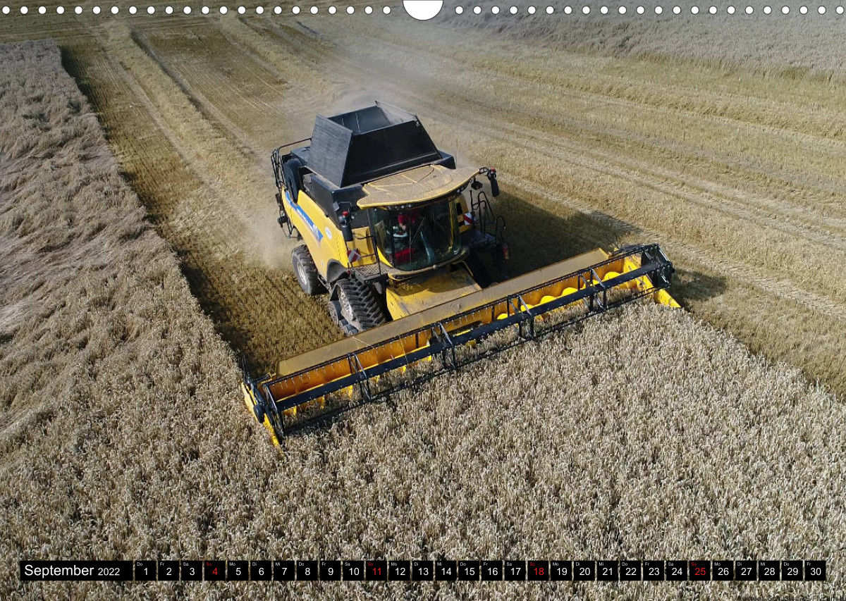 100 Meter über Grund - Landwirtschaft in Schleswig Holstein - CALVENDO