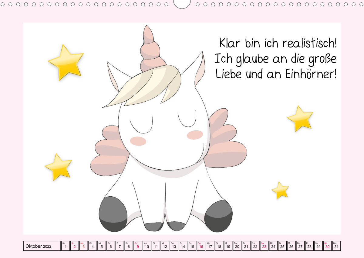 Unicorns. EinhornSprüche und Weisheiten! CALVENDO