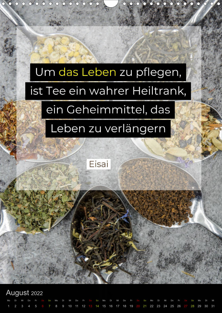 TEE Weisheiten und Zitate CALVENDO
