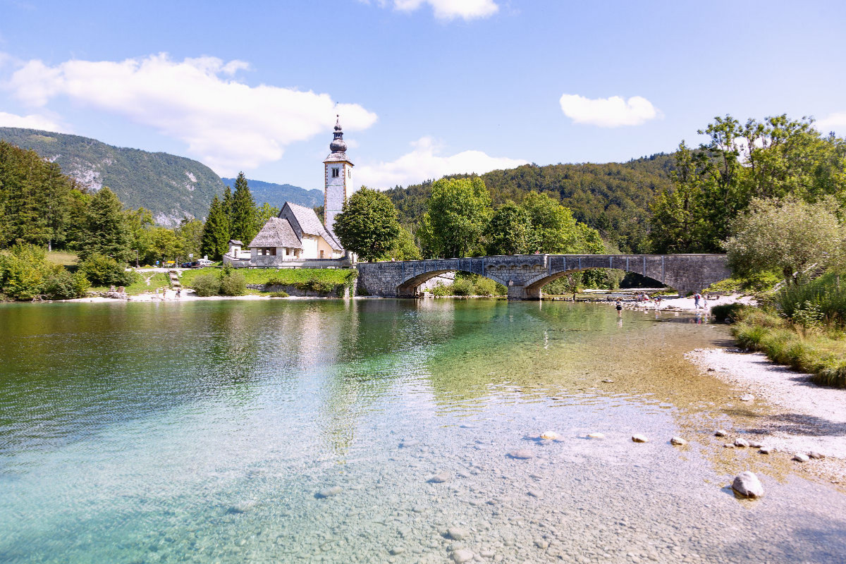 Bohinj-See im Nationalpark Triglav