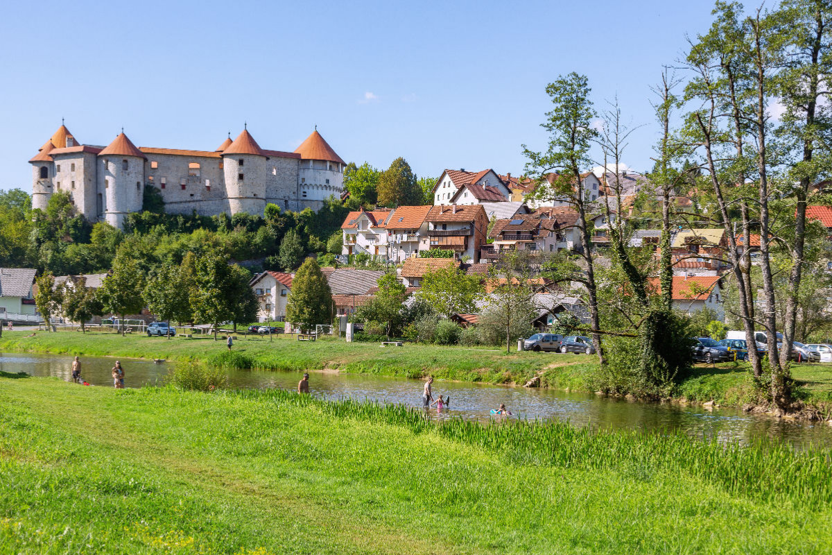 Burg Žužemberk an der Krka