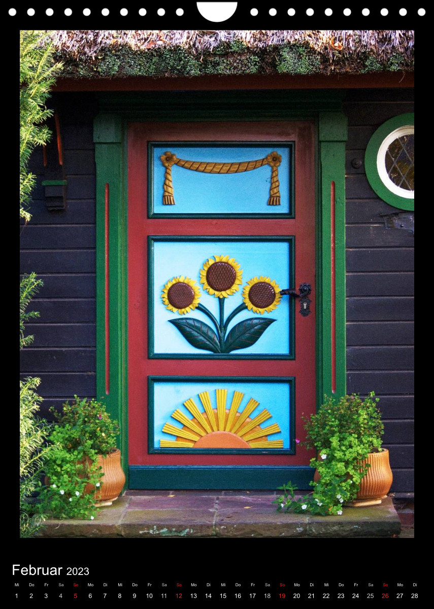 Calvendo Kalender — Haustüren in Prerow, Kalender 2023