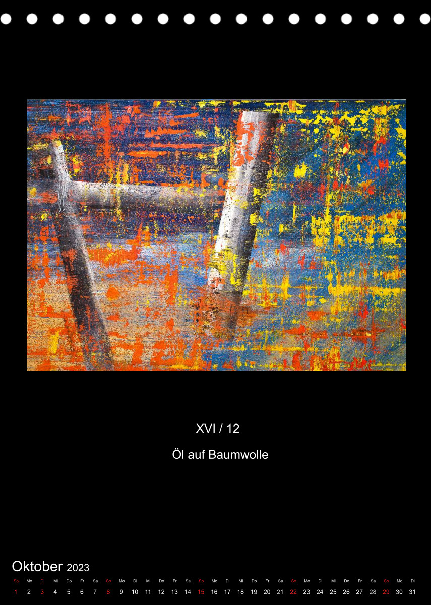 Calvendo Kalender — Informelle Malerei 2023 Michael Fliegner, Kalender 2023