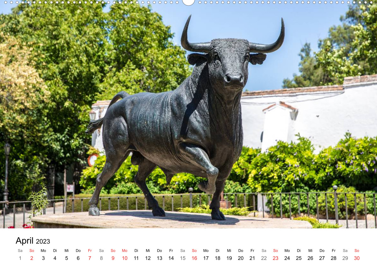 Calvendo Calendar — Andalusien - die Wiege vieler spanischer Traditione 