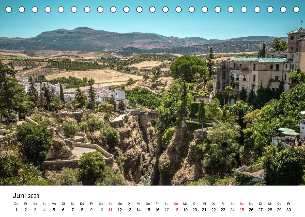 Calvendo Calendar — Andalusien die Wiege vieler spanischer Traditione