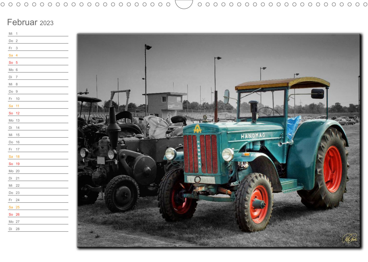 Calvendo Calendar — Oldtimer - Trecker Nostalgie, Kalender 2023