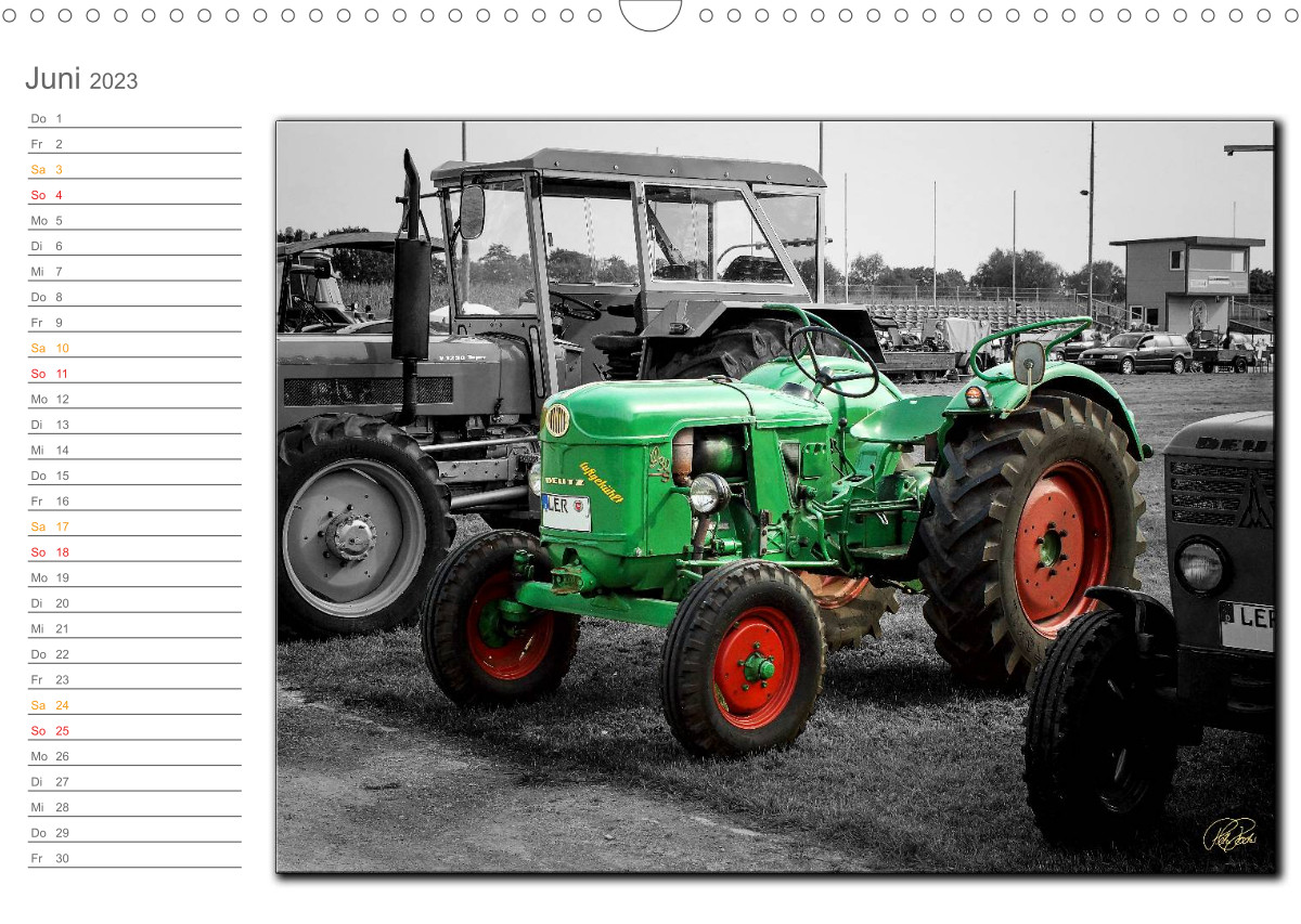 Calvendo Kalender — Oldtimer - Trecker Nostalgie, Kalender 2023