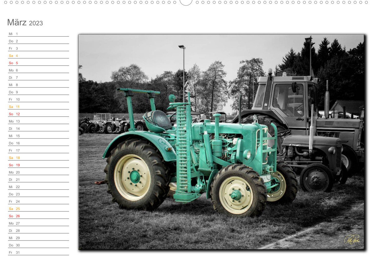 Calvendo Kalender — Oldtimer - Trecker Nostalgie, Kalender 2023