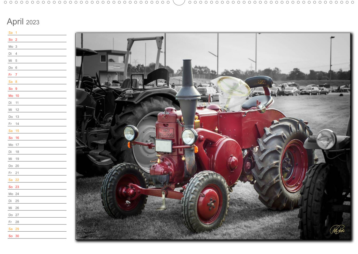 Calvendo Calendar — Oldtimer - Trecker Nostalgie, Kalender 2023
