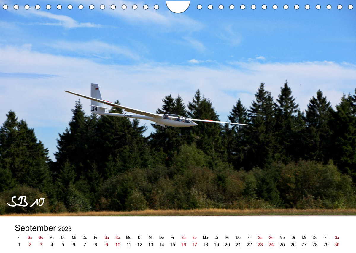 Calvendo Kalender — Flugzeuge auf der Wasserkuppe 2023, Kalender 2023