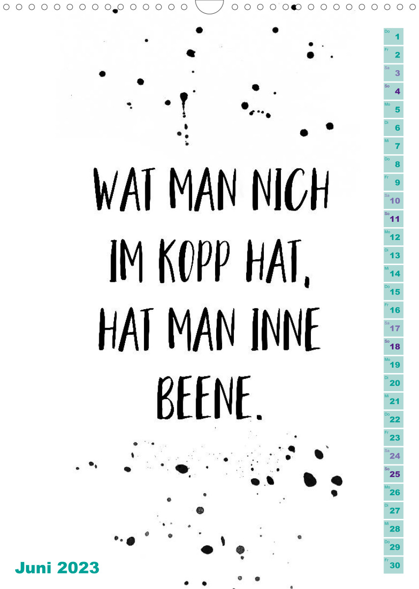 (Monatskalender, 14 Seiten )