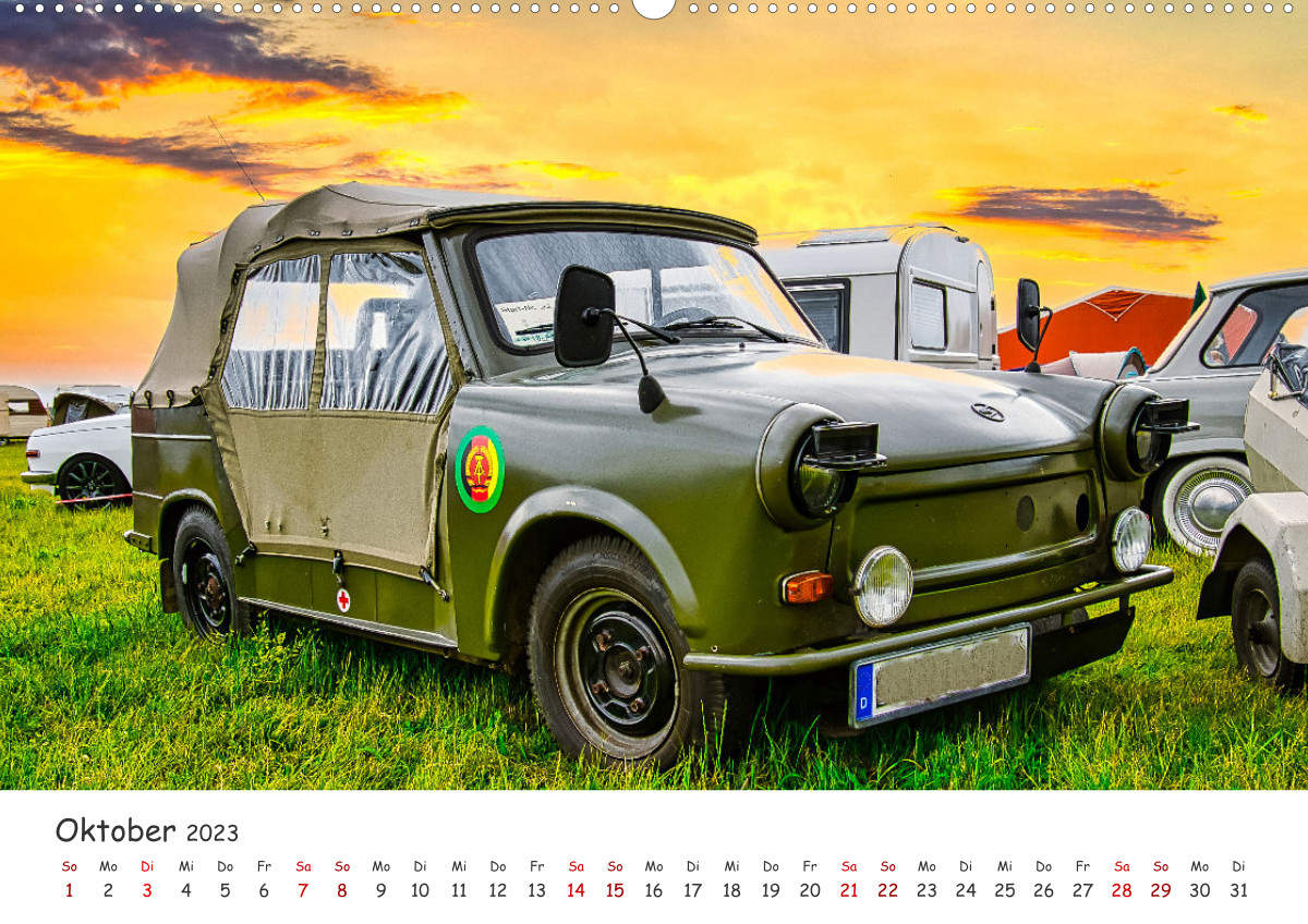 Calvendo Kalender — Trabi-Kult, Kalender 2023